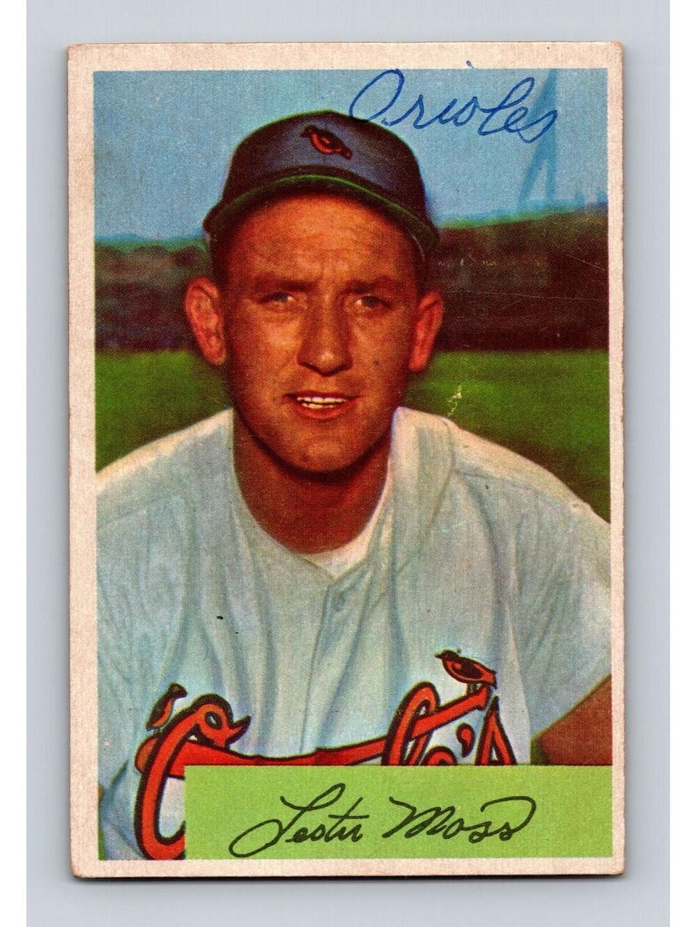 1954 Bowman #181 Les Moss Baseball Card